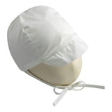 Satin Pintuck Romper and Bonnet