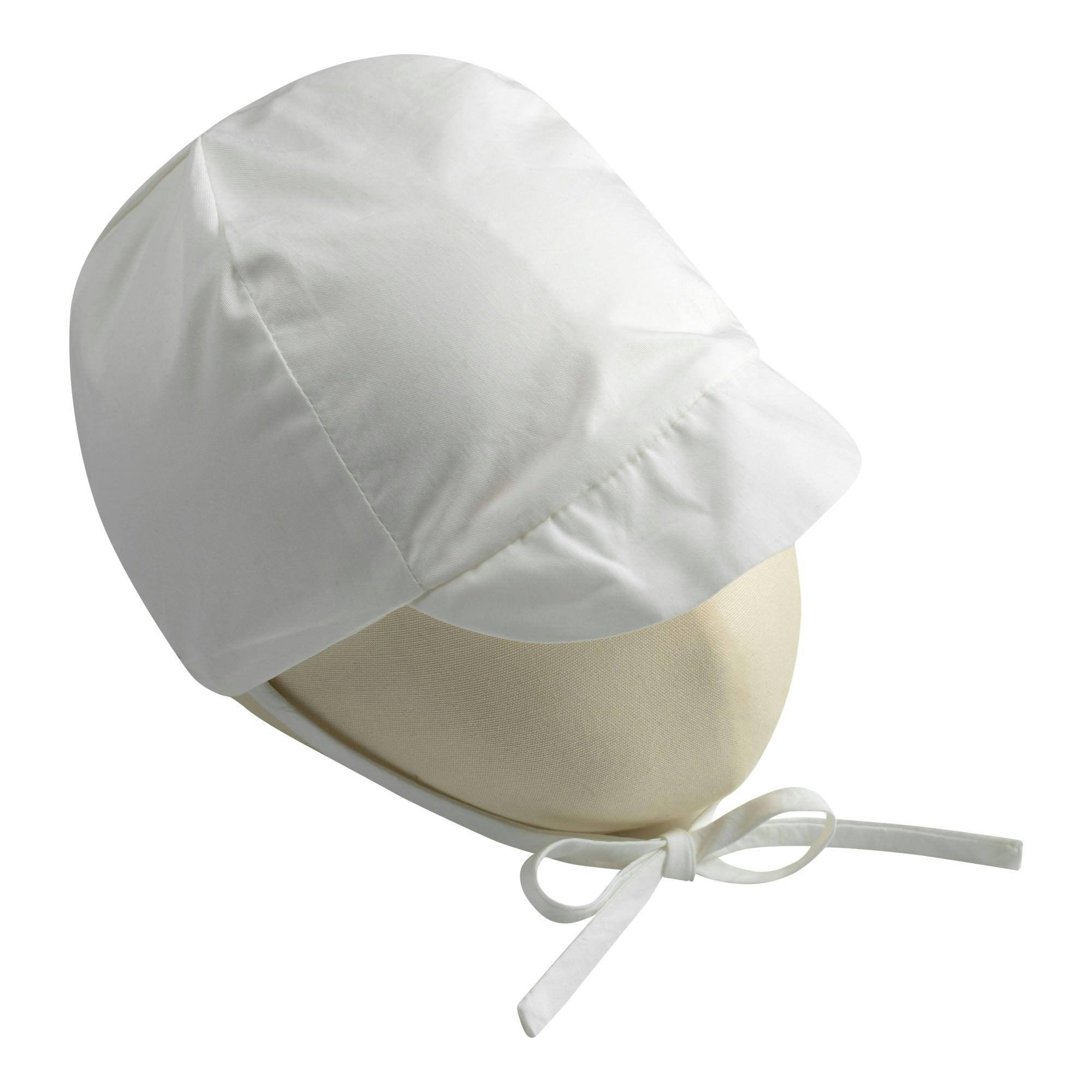 Satin Pintuck Romper and Bonnet