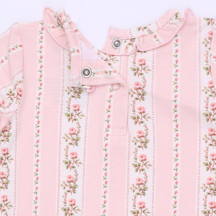 Antoinette Stripe - Kimono Gown and Knotted Hat
