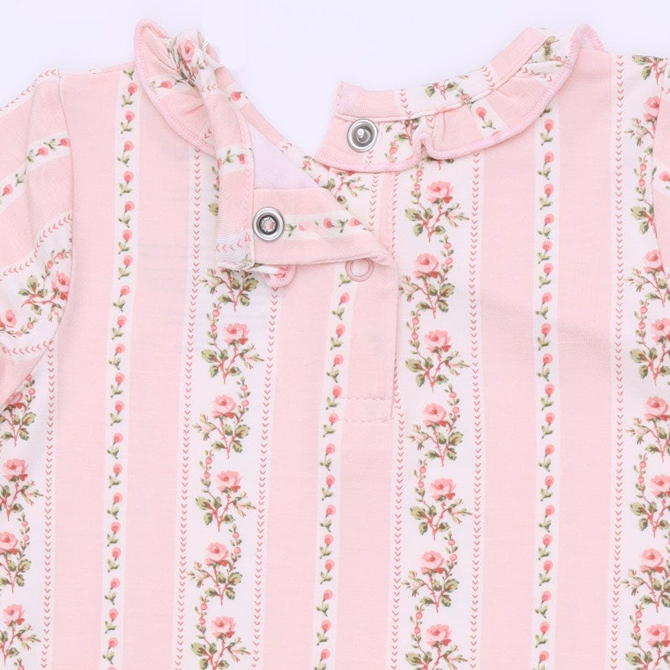 Antoinette Stripe - Kimono Gown and Knotted Hat