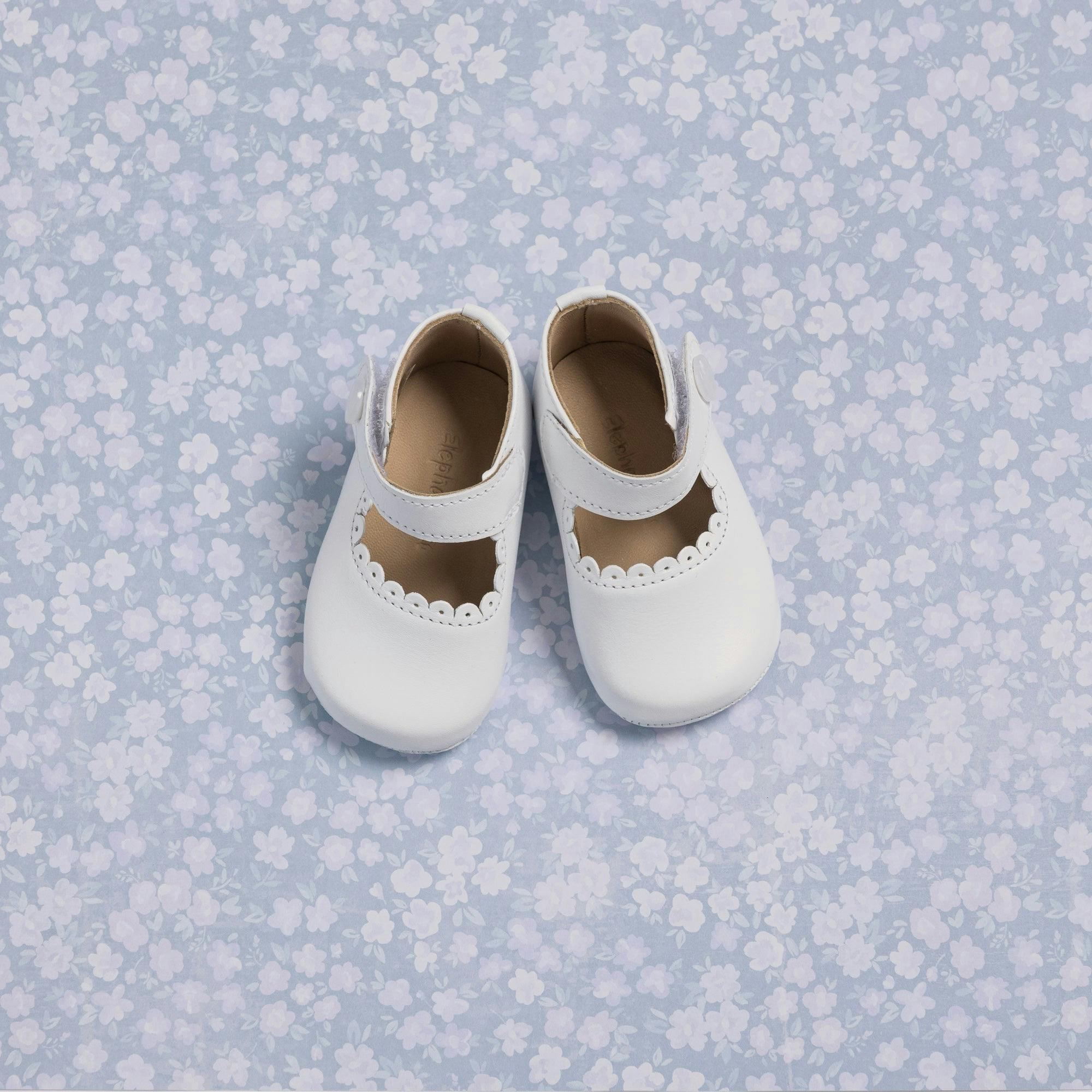 Baby Mary Jane | White Leather