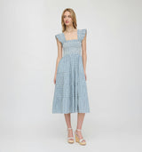 The Ellie Nap Dress - Lagoon Gingham