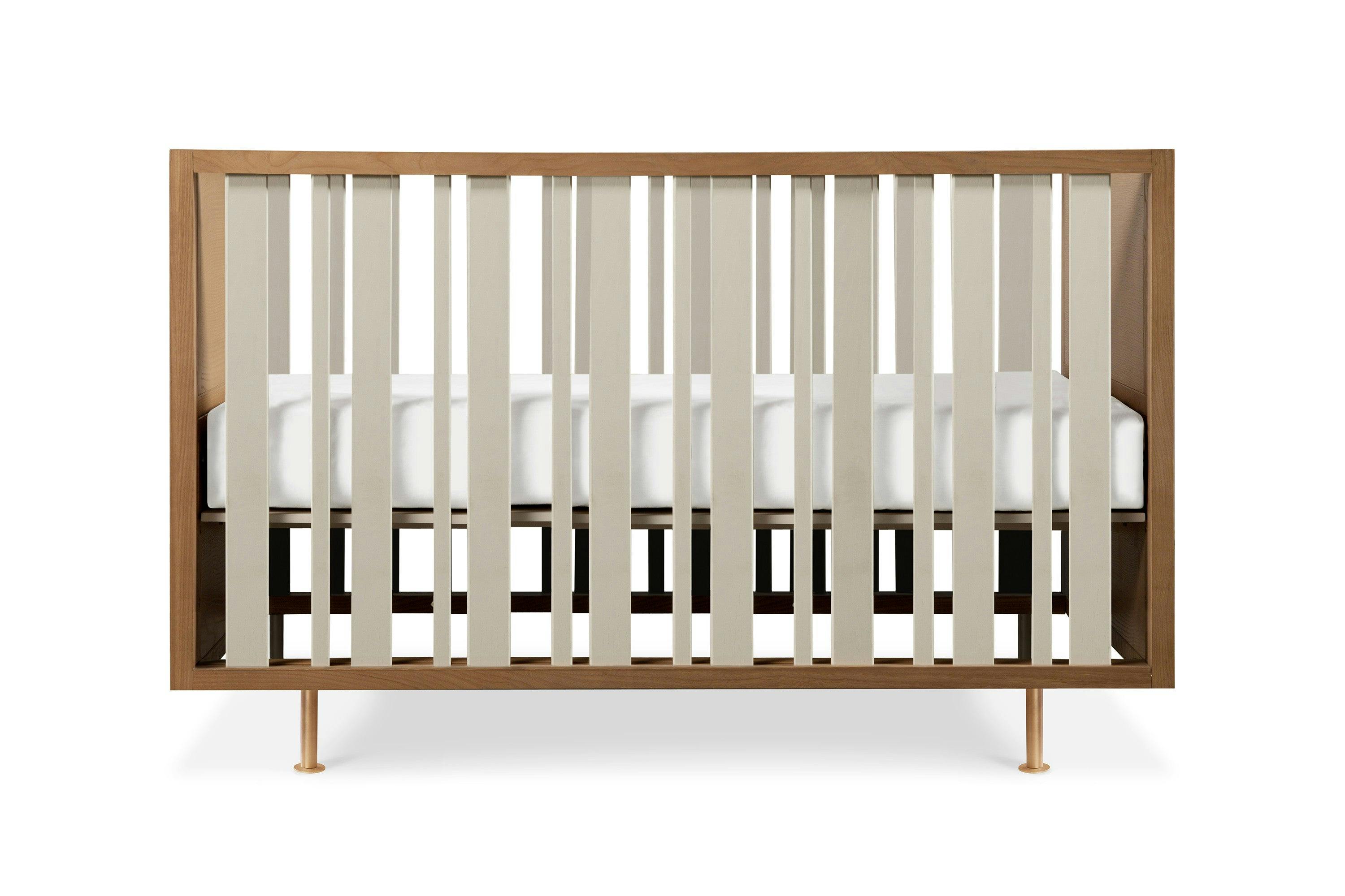 Nursery Works Novella Crib In Stained Ash / Ivory Finish