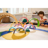 Avenlur Wooden Rainbow Stacker Blocks