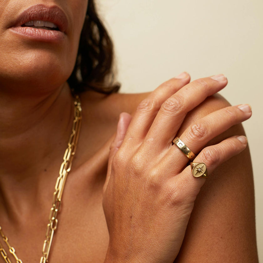 Star Signet Ring
