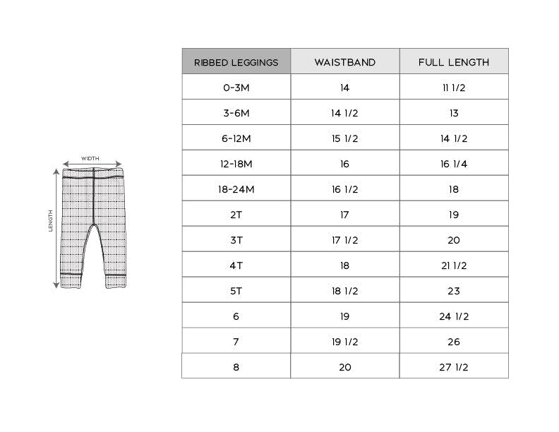 Girls Ribbed Leggings in Dusky Orchid