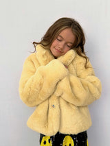 Little Miss Sunshine Faux Fur Jacket