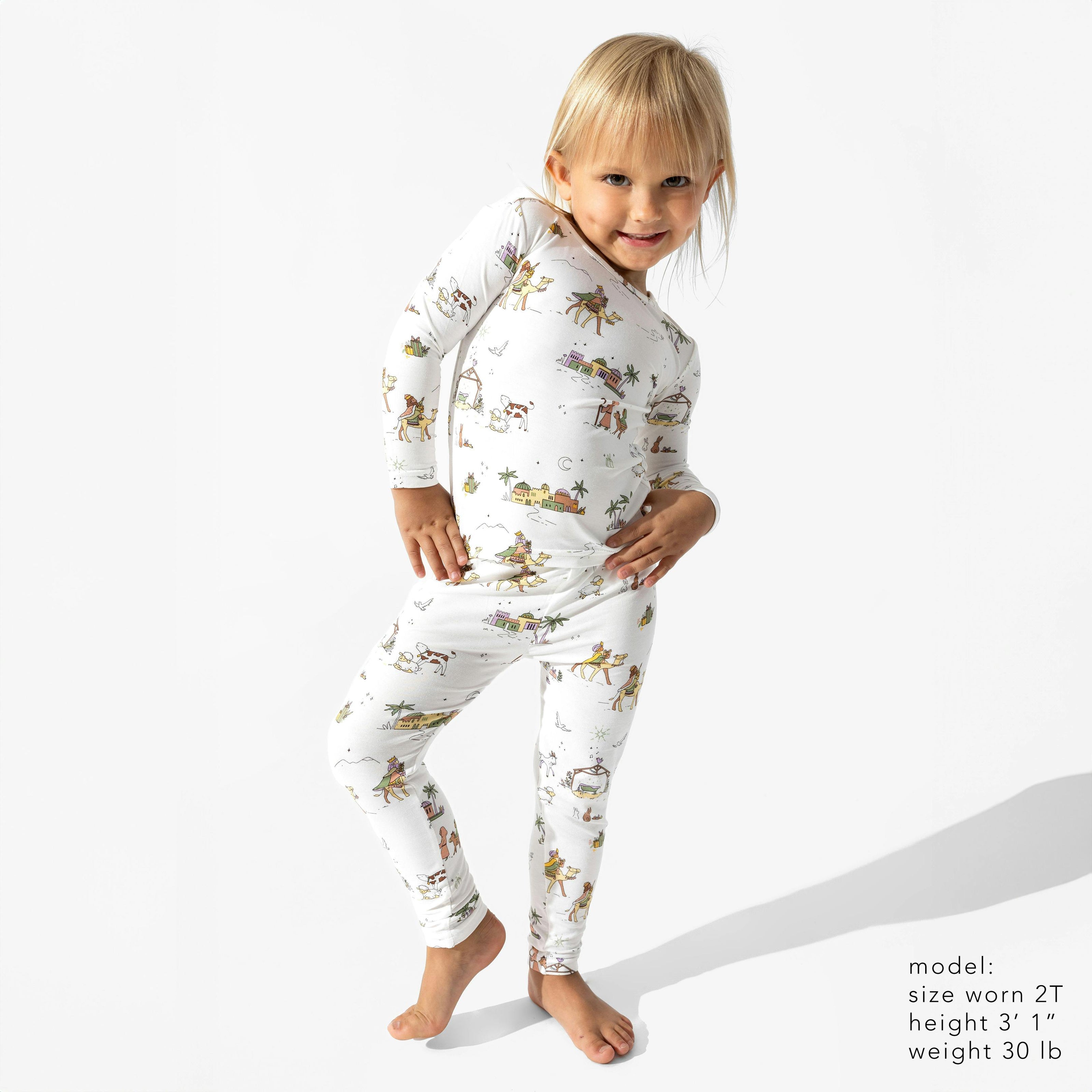 Yuletide Bamboo Kids Pajamas