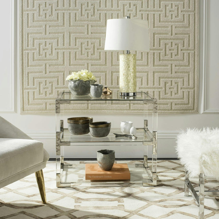 Louisa Acyrlic End Table