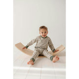 Fleece Sweatpants Lavender Cloud Checkered