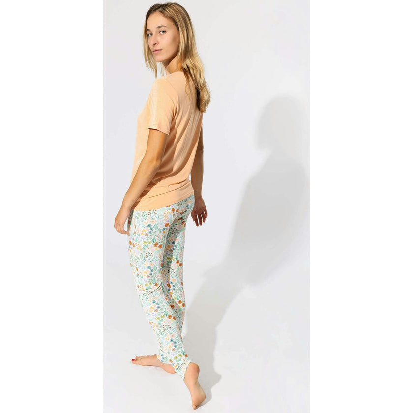Summer Floral Bamboo Women's Pajama Set