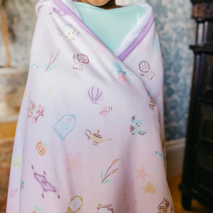 Premium Big Kid Hooded Towel - Enchanted Friends