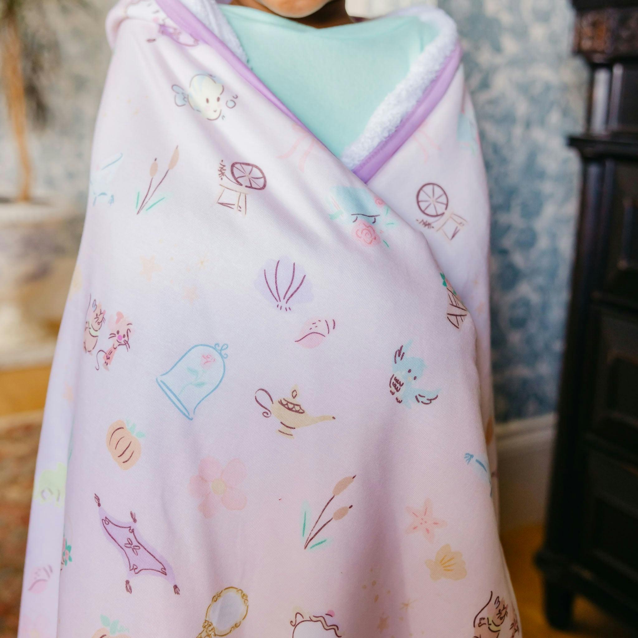 Premium Big Kid Hooded Towel - Enchanted Friends