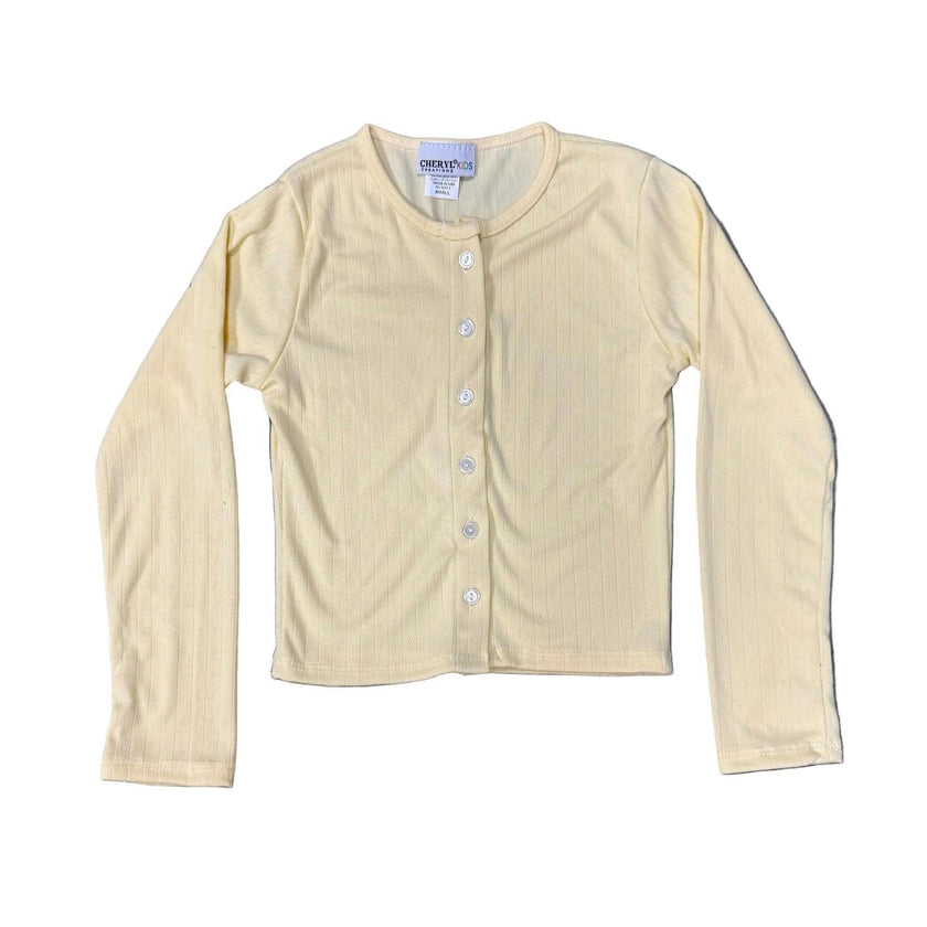 Girls Pointelle Cardigan