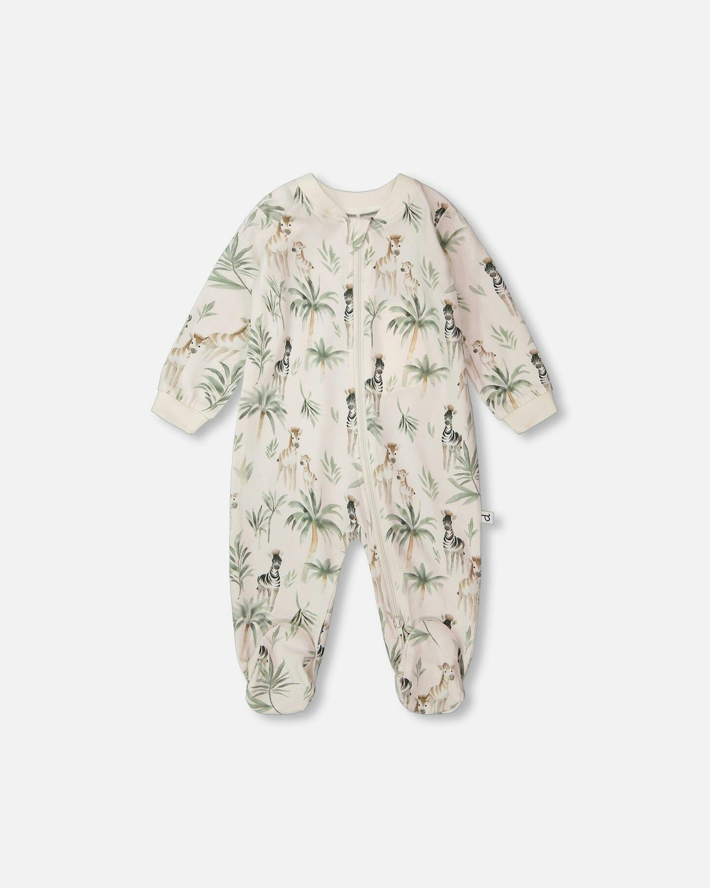 Baby Organic Cotton Jersey One-Piece Pajamas