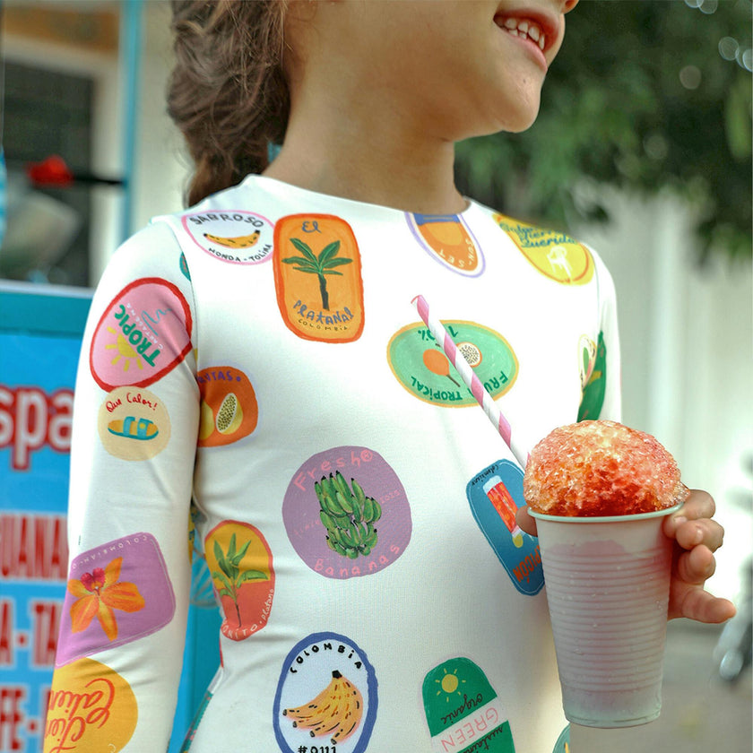 Long Sleeve Swimwear - PLAZA DE MERCADO CRUDO