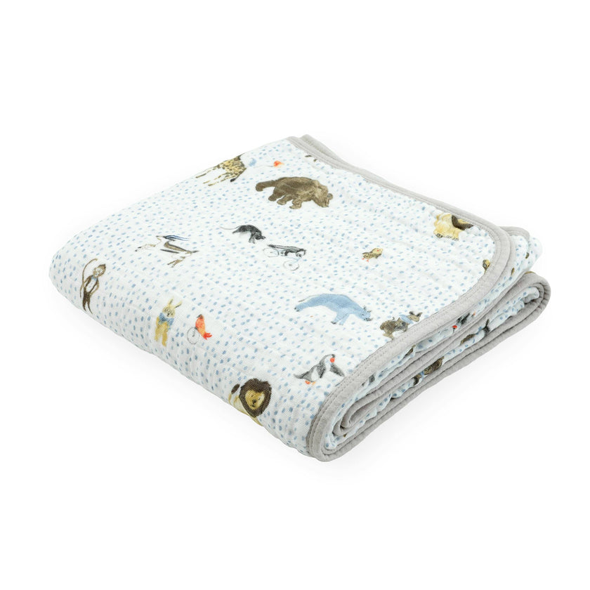 Original Cotton Muslin Quilt - Party Animals