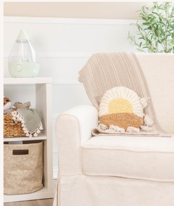 Willow Batik Canvas Storage Bin