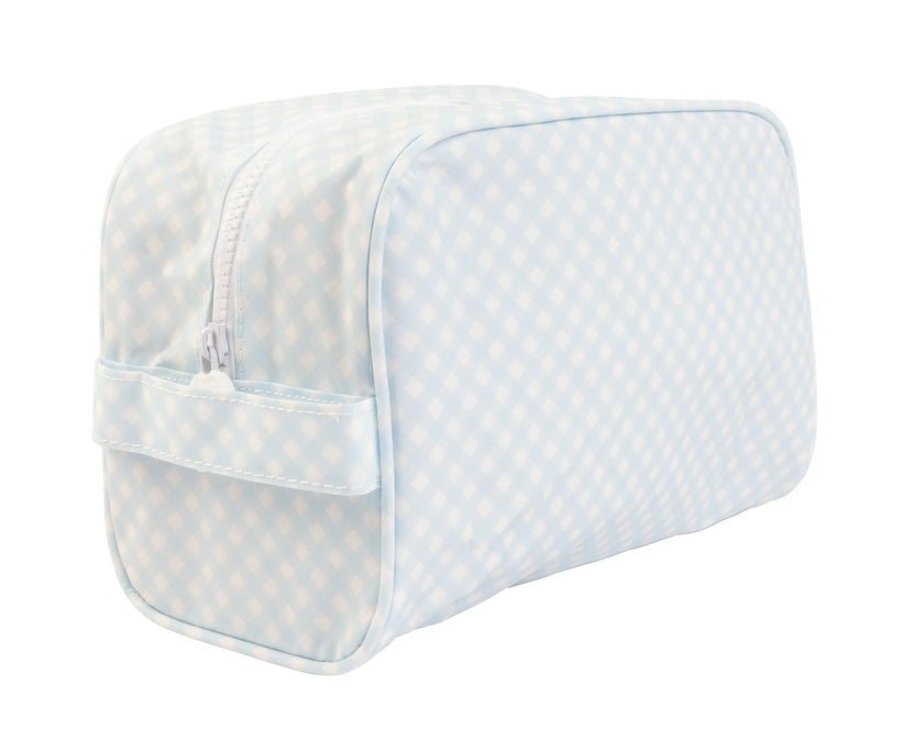 The Dopp Kit in Blue Gingham