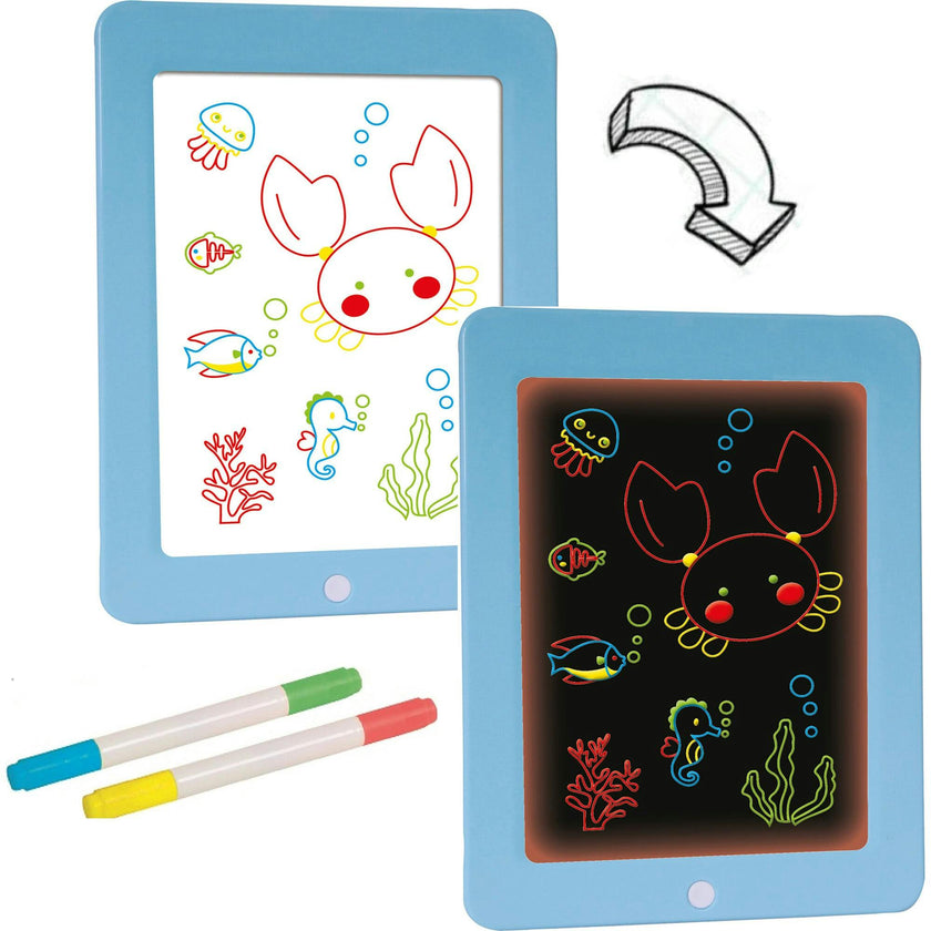 Buddy & Barney: Neon Glow Drawing Board