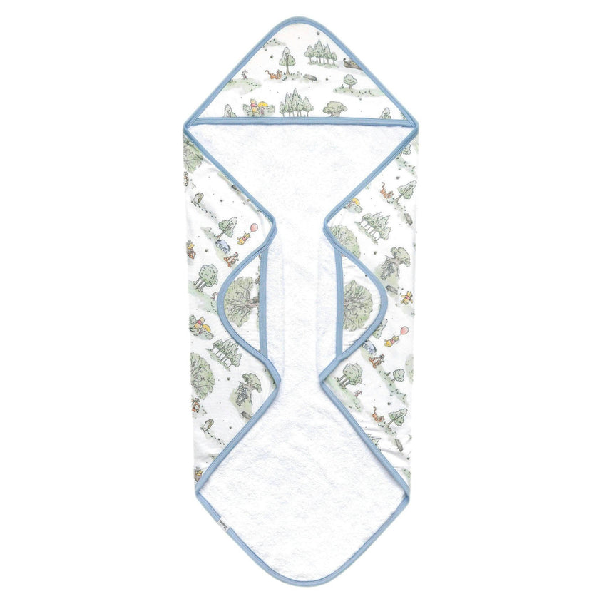 Premium Baby Knit Hooded Towel - Hundred Acre Wood