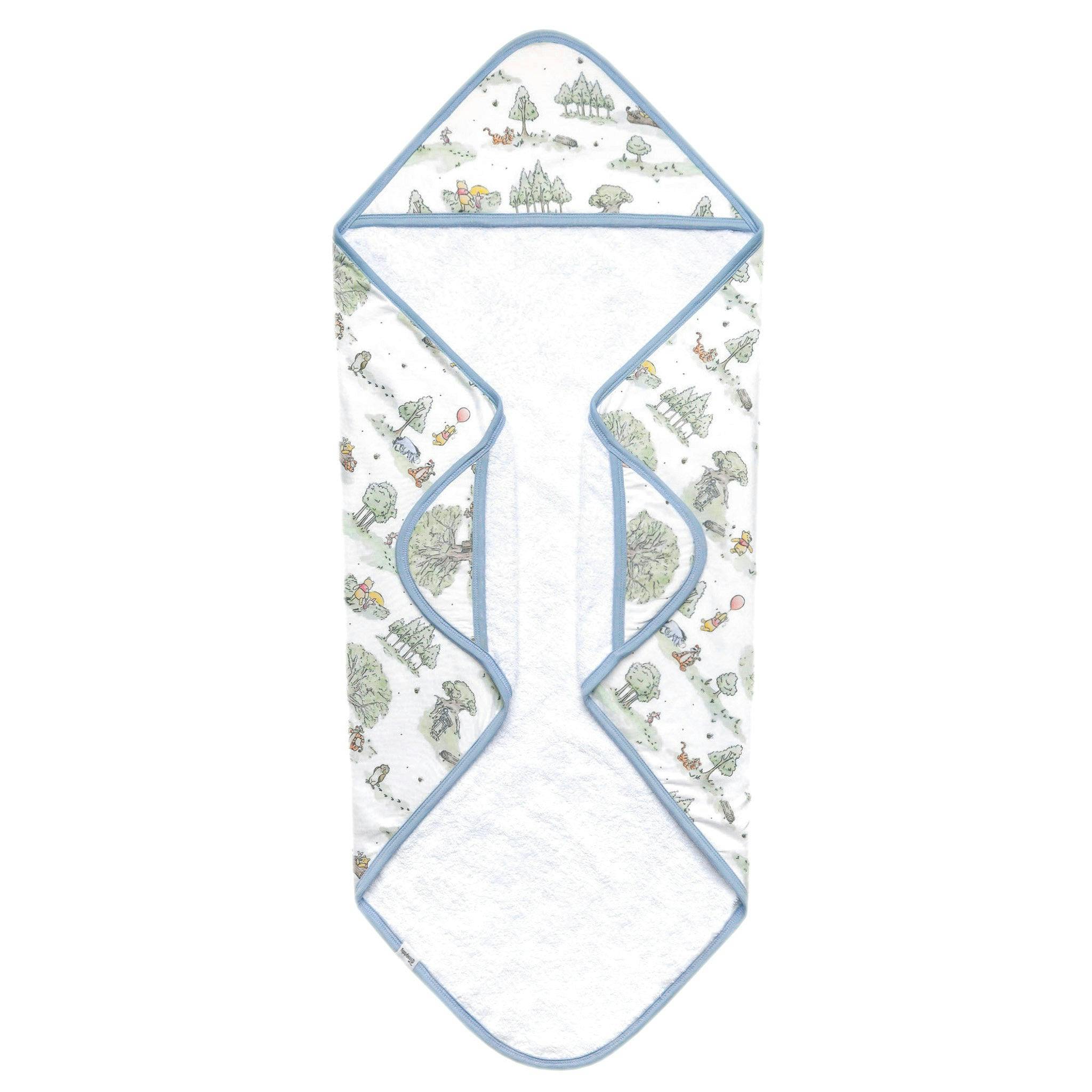 Premium Baby Knit Hooded Towel - Hundred Acre Wood
