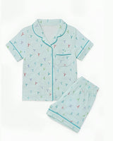 Multicolour Lobster Jersey Short Sleeve PJ Set