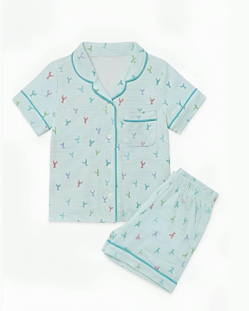 Multicolour Lobster Jersey Short Sleeve PJ Set