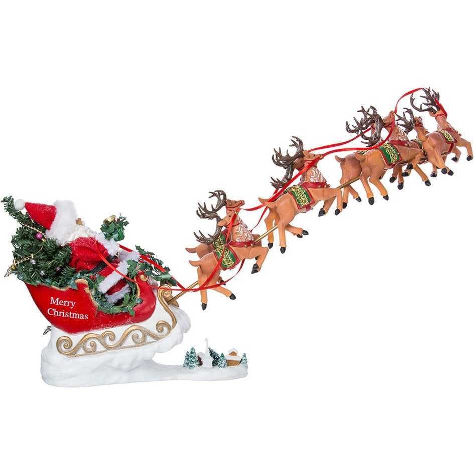 24-Inch Fabriché Musical Santa with Eight