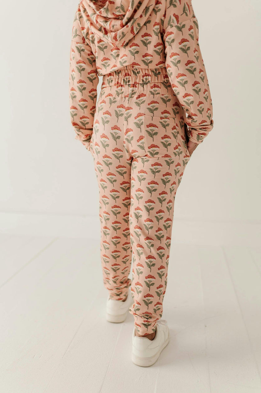 Girls Terry Jogger in Naiara Floral