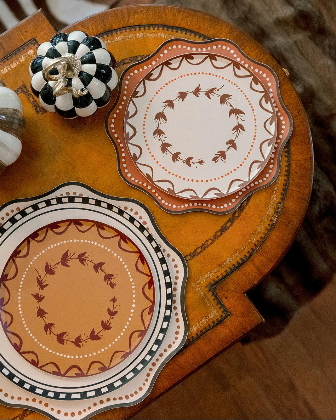 Charlotte Dinner Plate Set - Orange