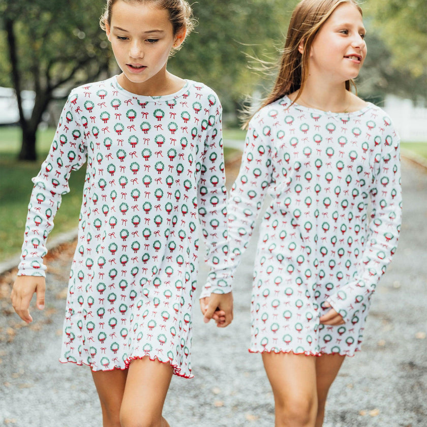 The Organic Rib Long Sleeve Dress [Fa La La]