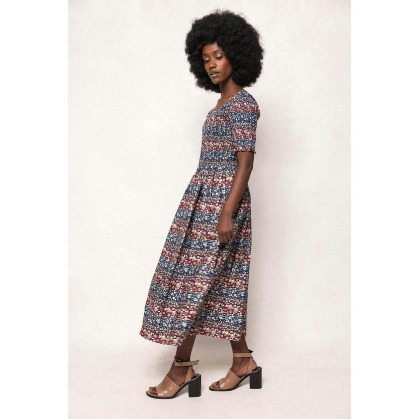 Parker Dress in Dusk Floral Medley