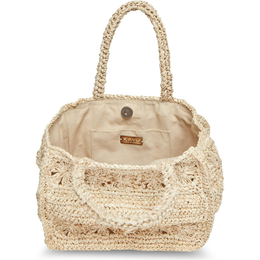 Women's Amina Straw Handle Mini Tote Bag