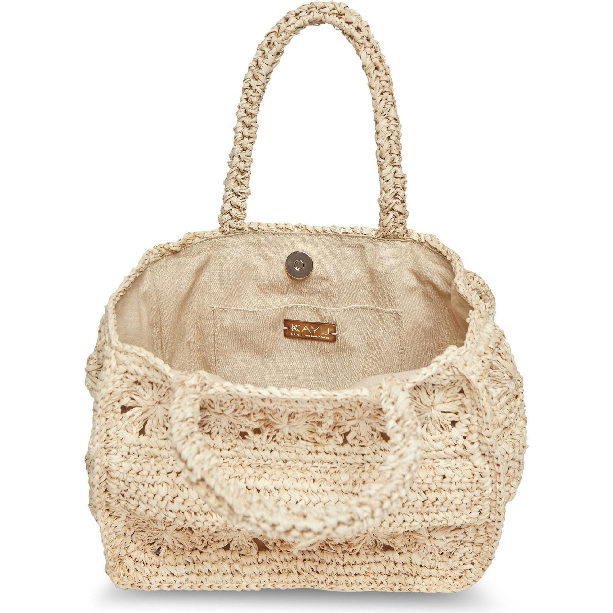 Women's Amina Straw Handle Mini Tote Bag