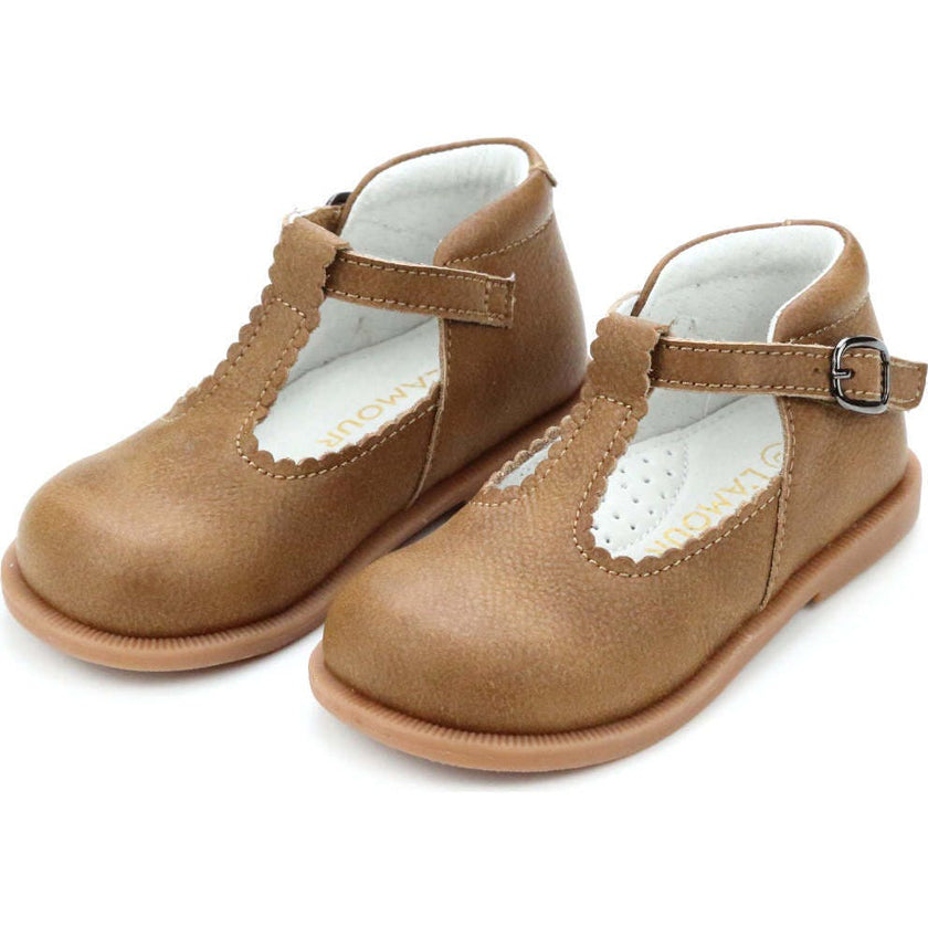 Louise Scalloped T-Strap Mary Jane