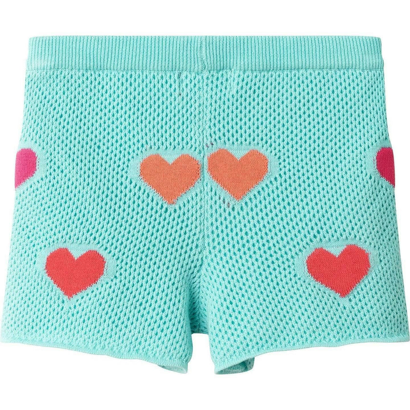 Girls Heart Crochet Set | Aqua Hearts