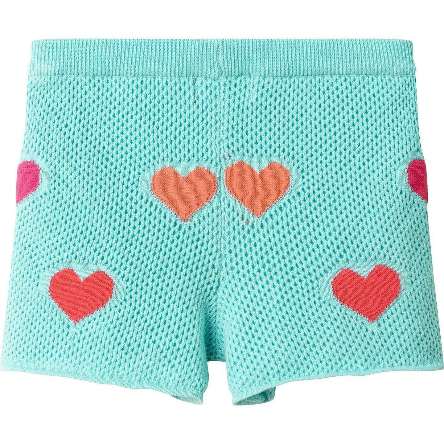 Girls Heart Crochet Set | Aqua Hearts