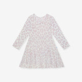 Laurel Leopard Ruffled Twirl Dress
