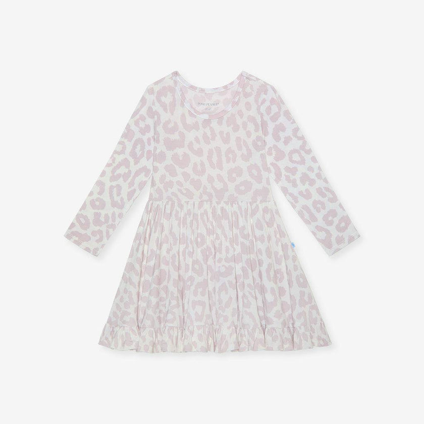 Laurel Leopard Ruffled Twirl Dress