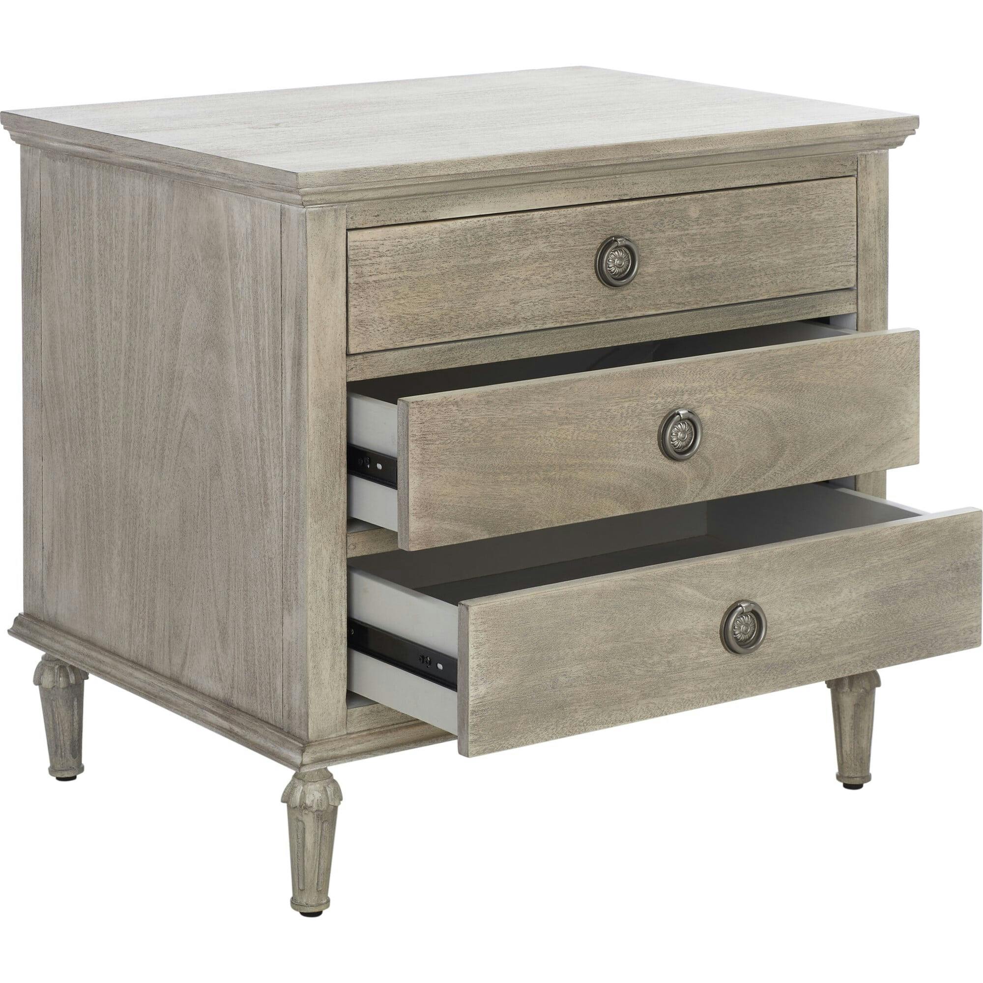 Lisabet 3 Drawer Nightstand