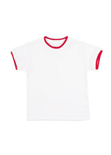 White T-Shirt With Tipping