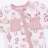 Cowgirl Boots and Bows - Convertible Romper