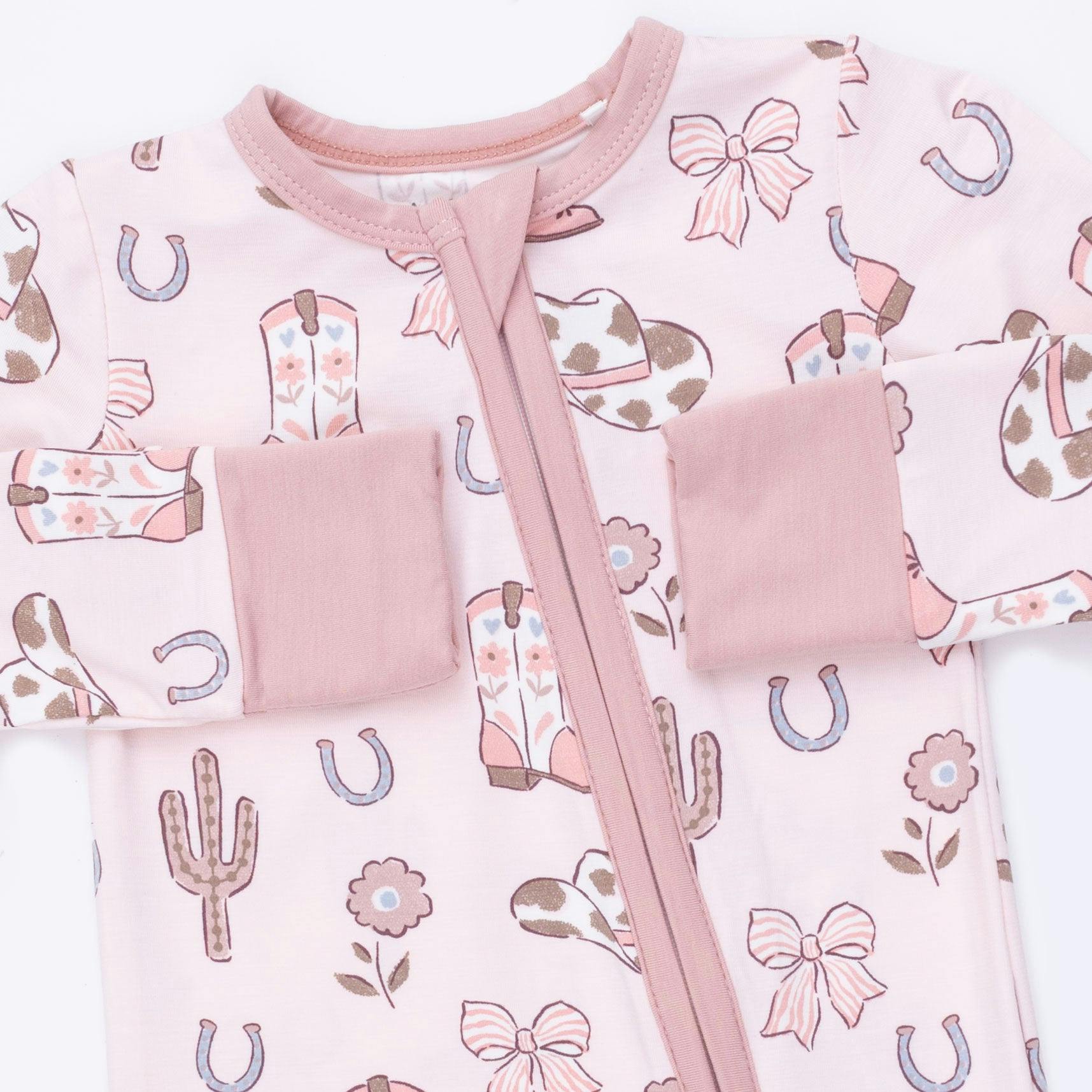 Cowgirl Boots and Bows - Convertible Romper