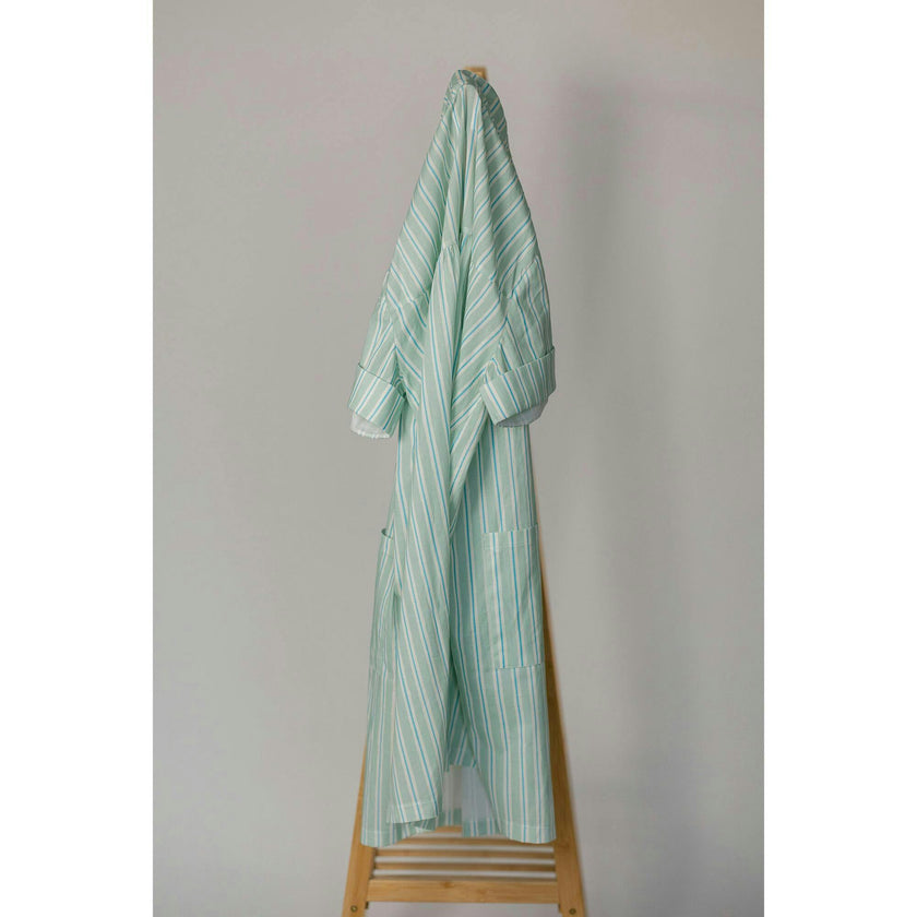 Womens Coverup in Stripe In Blue Jay