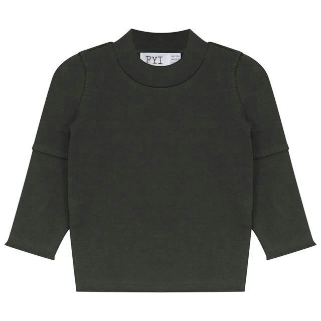 Low Mock Neck Top