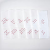 Mixed Messages Dinner Napkins