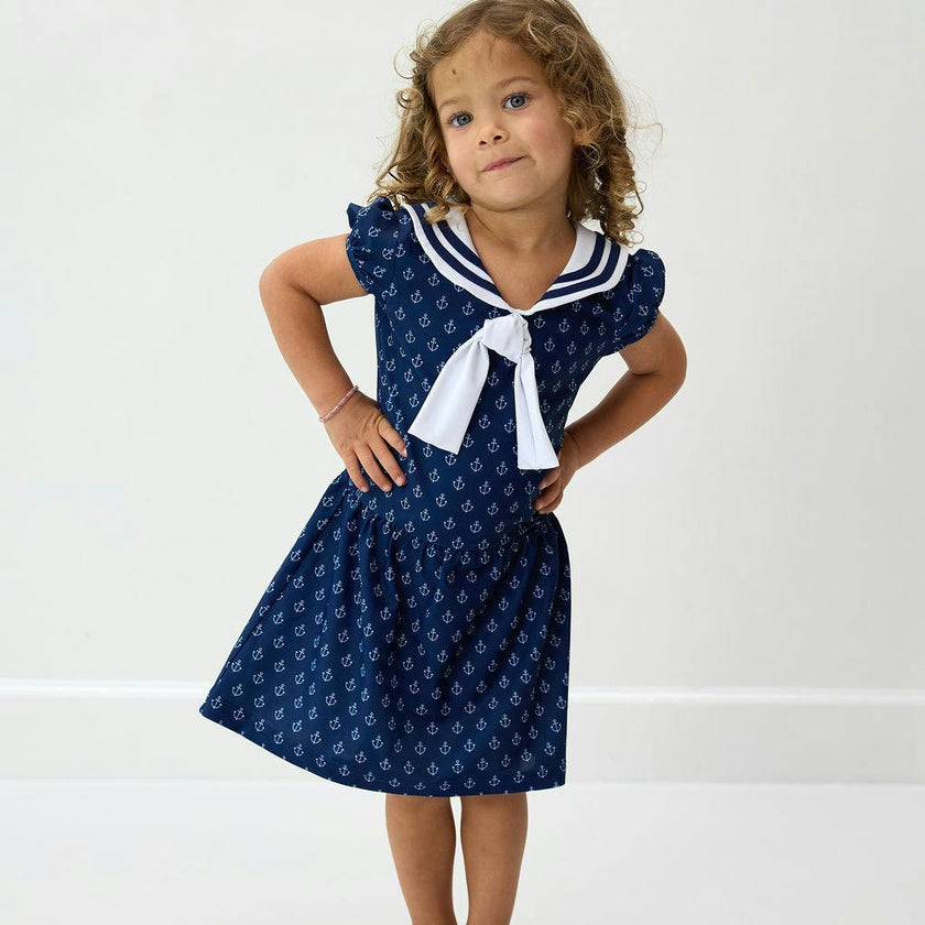 Girls Sailor Tennis Skort Dress