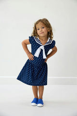 Girls Sailor Tennis Skort Dress