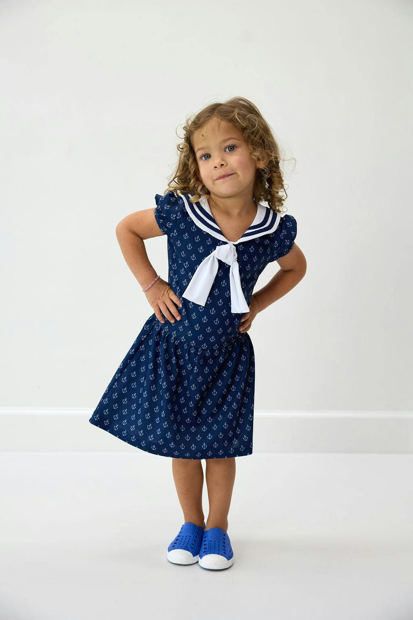 Girls Sailor Tennis Skort Dress